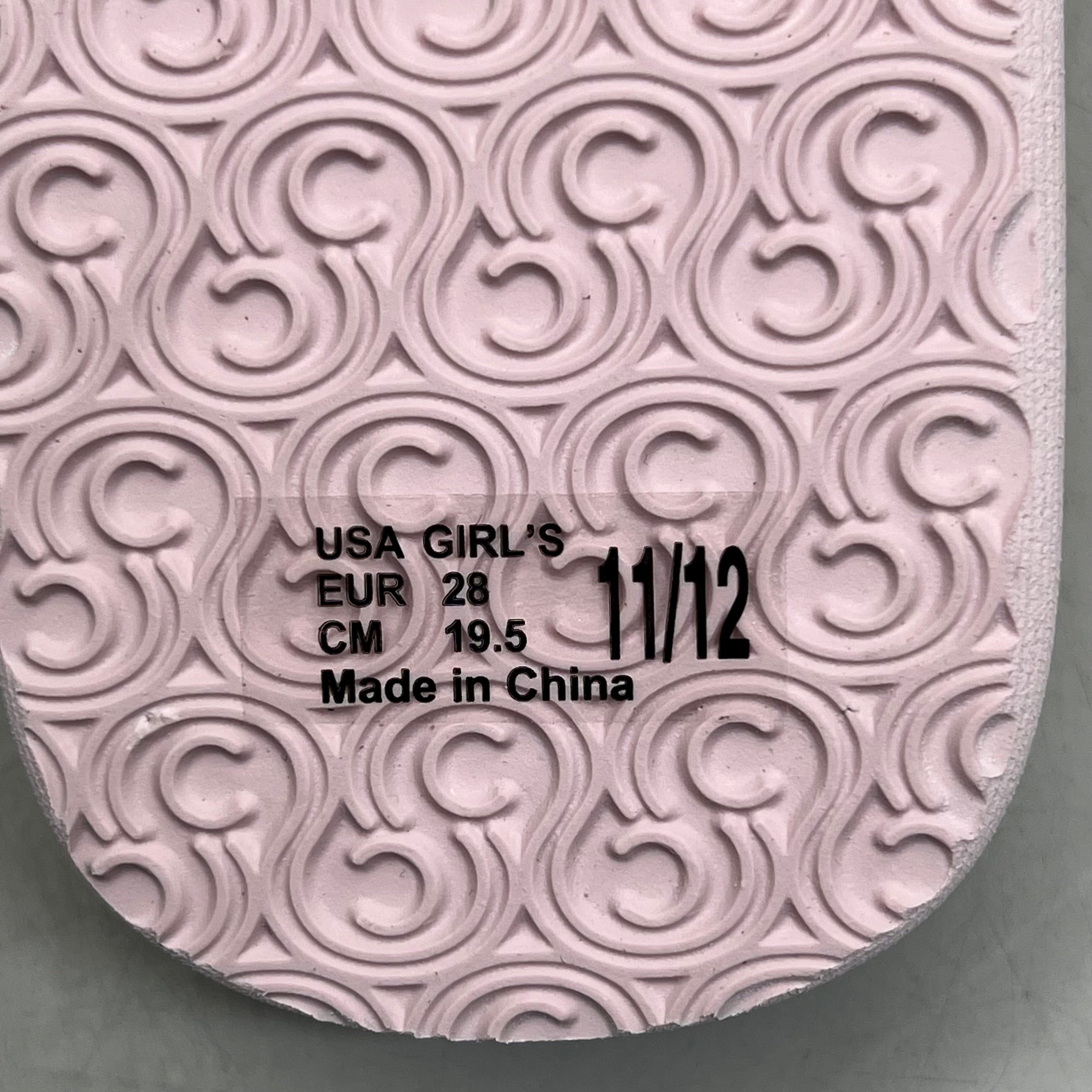 COBIAN Lil' Dana Strap Flower Sandals Kid's Sz 11/12 Pink LDA24-650-11/12
