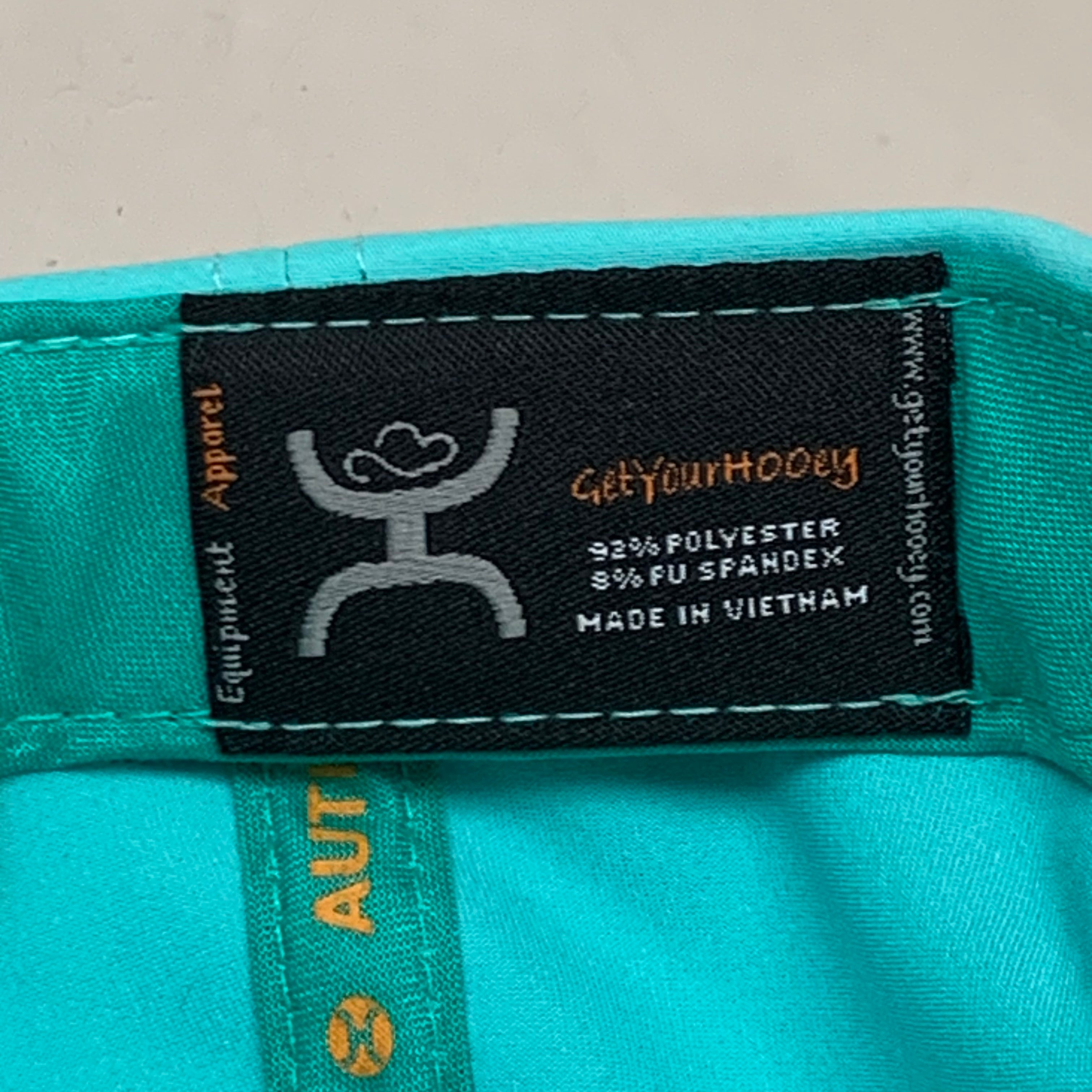 HOOEY Trucker Adjustable Snapback Hat Local Turquoise Turquoise 2499T-TQ