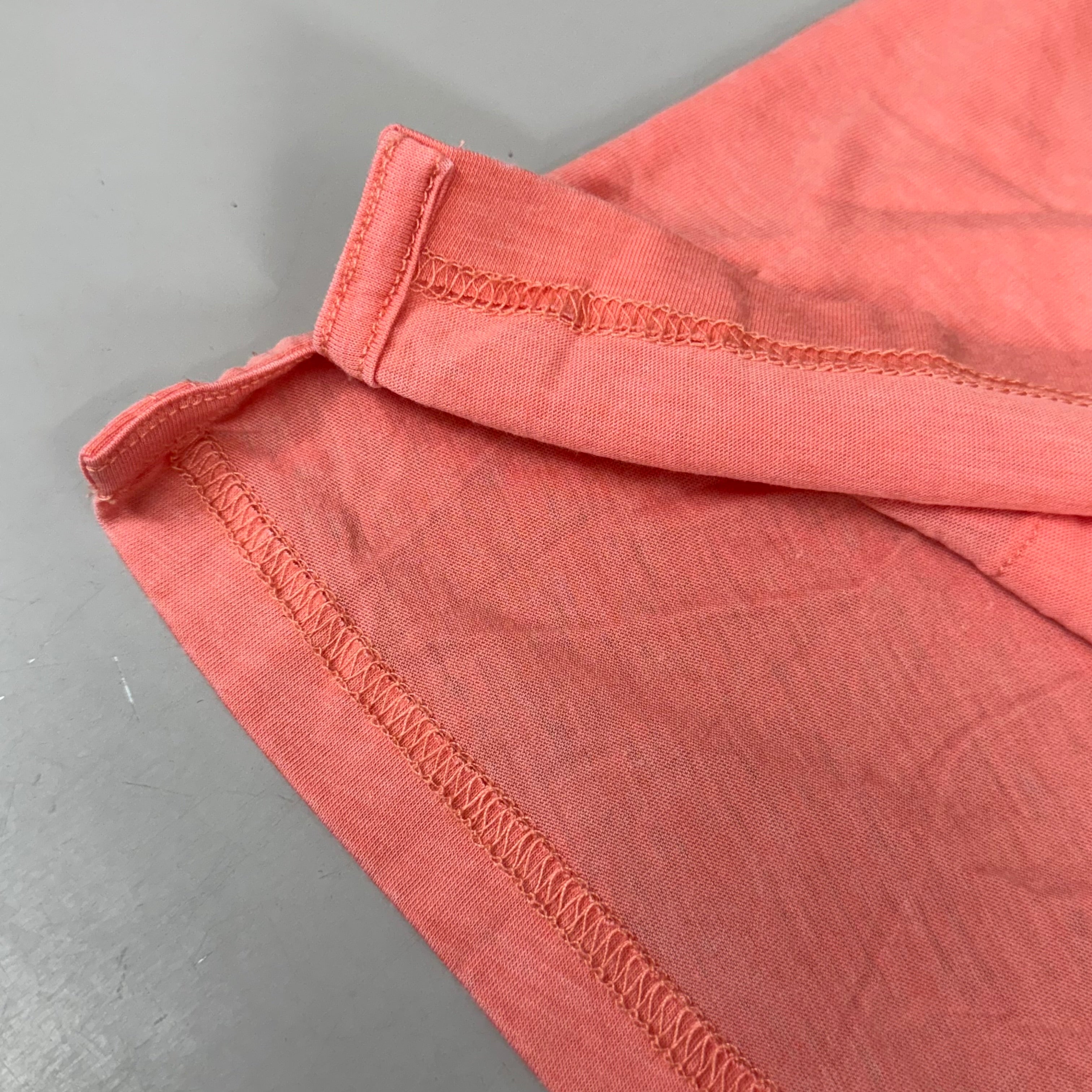 US APPAREL Vintage Jersey Pullover Hoodie Small Coral MJP1036