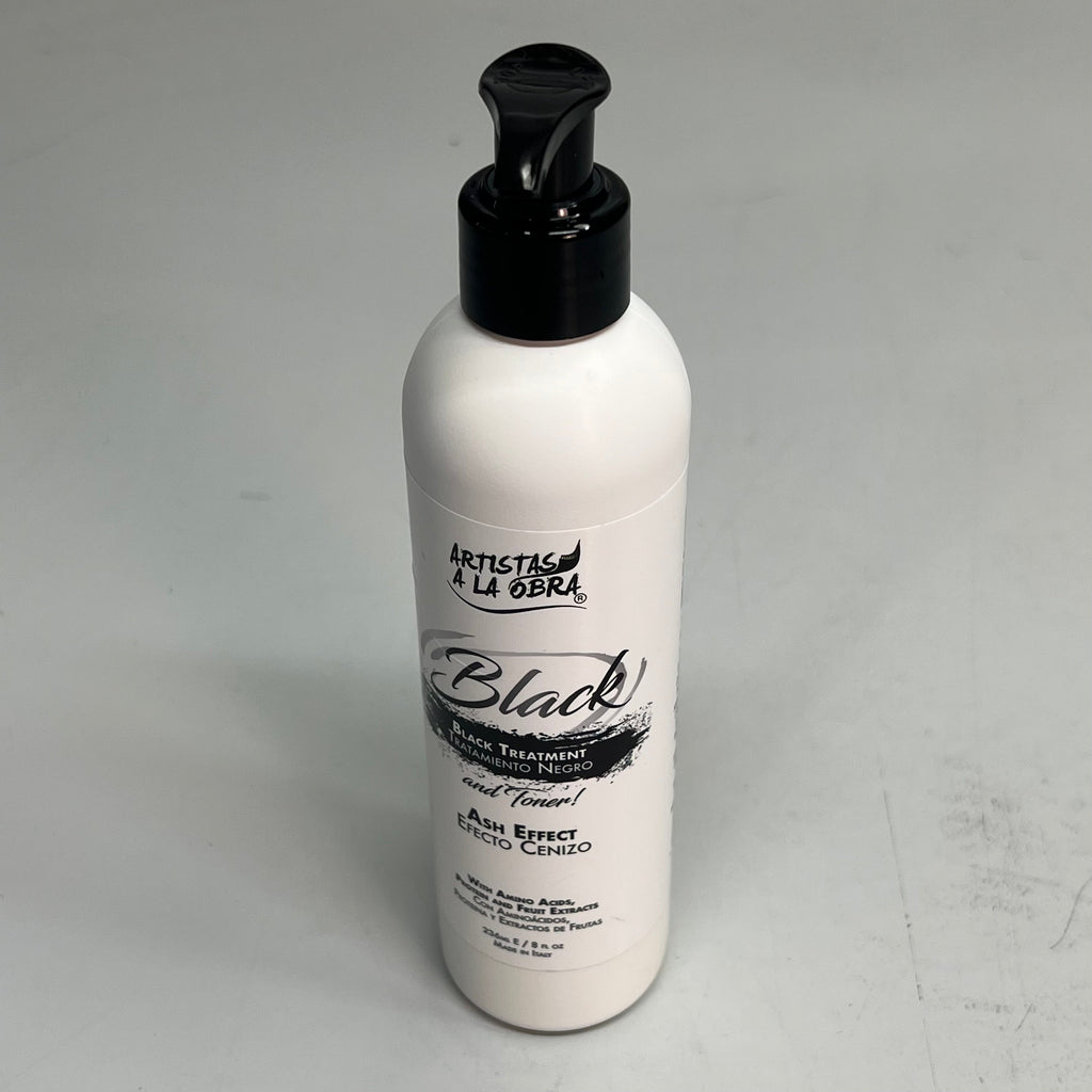 ARTISTAS A LA OBRA Black Treatment/Mask & Toner Ash Color Effect 8 Fl Oz