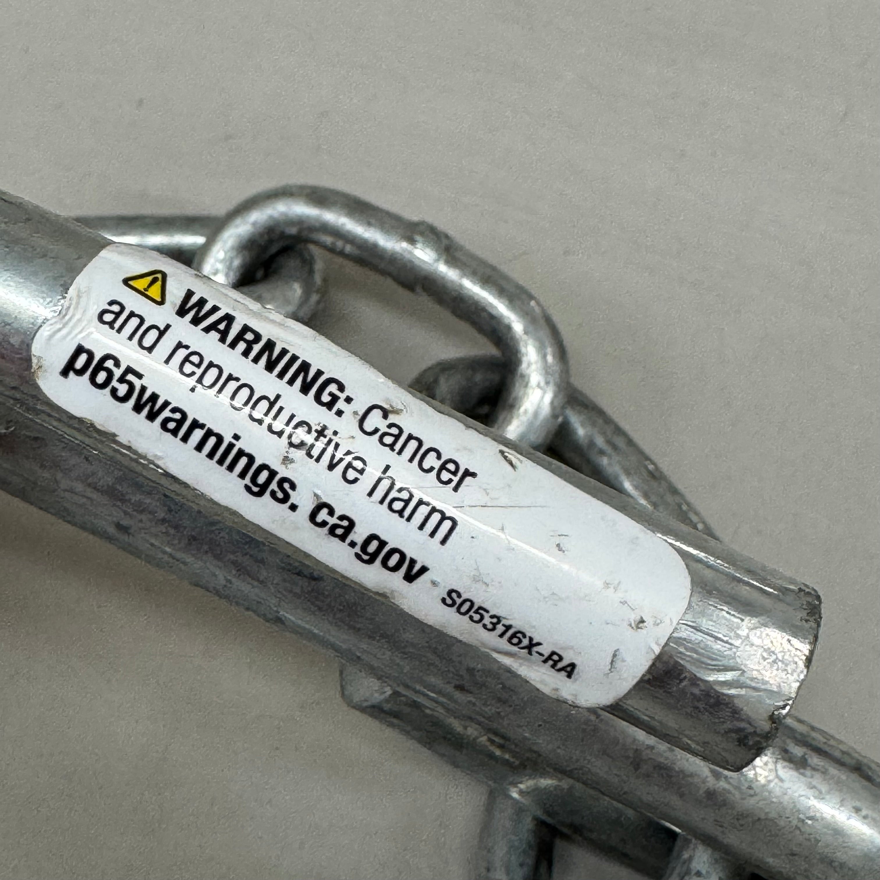 CURT Trailer Safety Chain With 2 S-Hooks 48" Clear Zinc 80031
