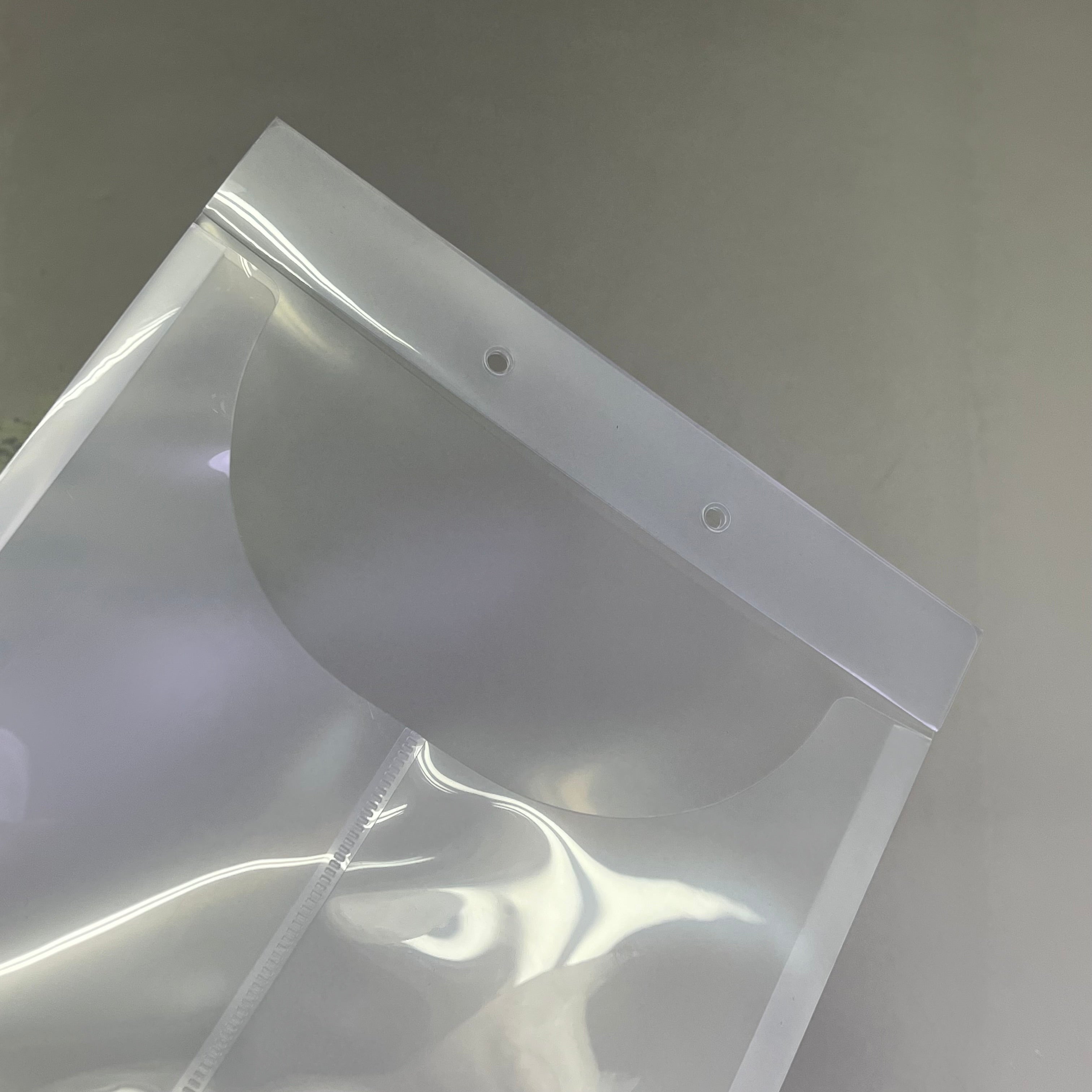 SMEAD (24 PACK) Polypropylene File Retention Jackets Letter/Legal Sz Clear 68191