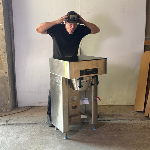 BUNN Commercial Coffee Making Machine Titan Single 120/208V 21"W x 22"L x 40"H Gray STTN001774
