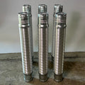 AMERIVENT (6 Pcs) Double Wall Flexible Pipe Vent Connector Sz 4” x 36”, 4ADFC3
