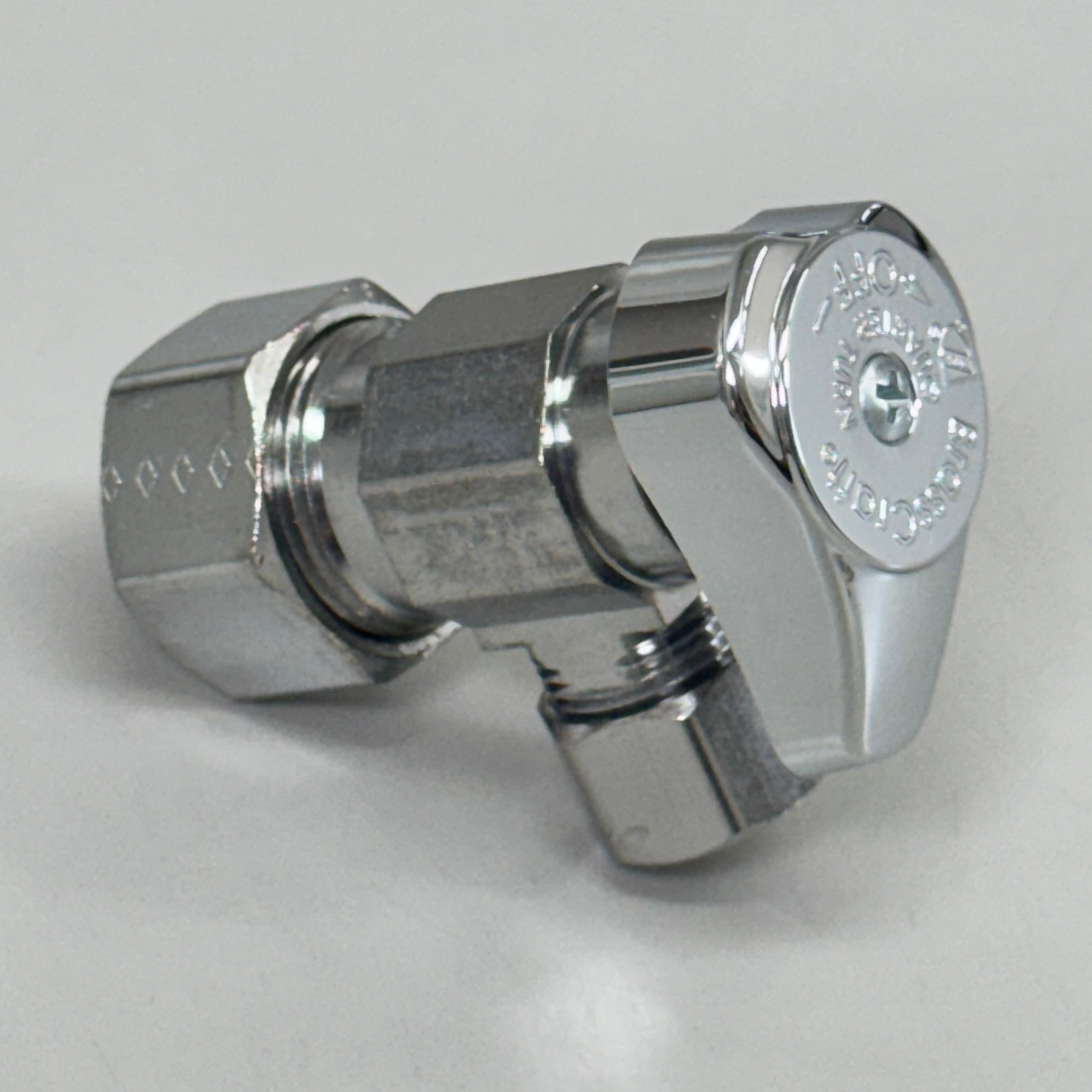 ZA@ BRASS CRAFT (5 PACK) 1/4" Turn Angle Supply STOP Valve 1/2"x3/8" Chrome G2CR19XC As-is Damaged Packaging