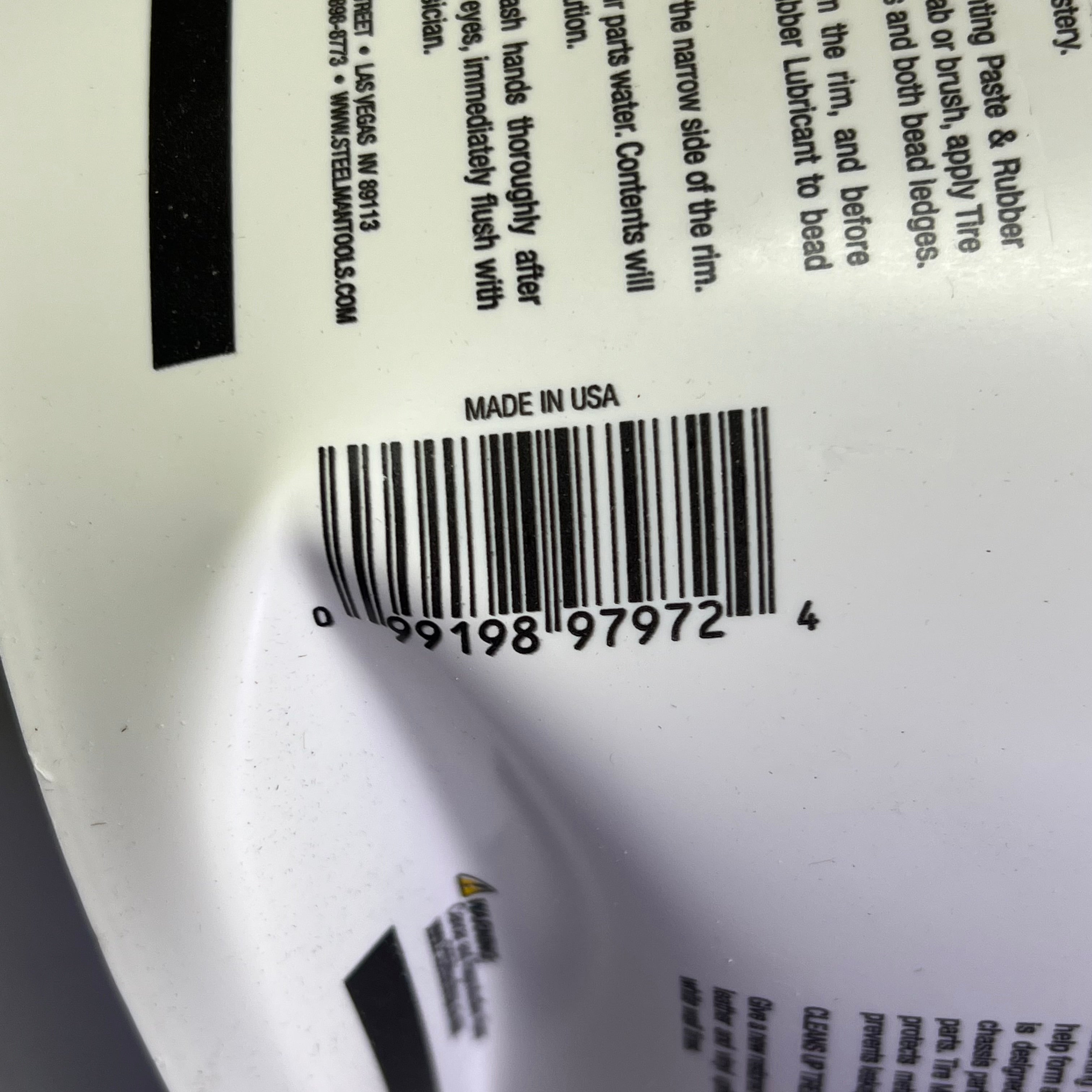 STEELMAN Ready To Use Tire Mounting Paste & Rubber Lubricant Bucket 8 lb 97972