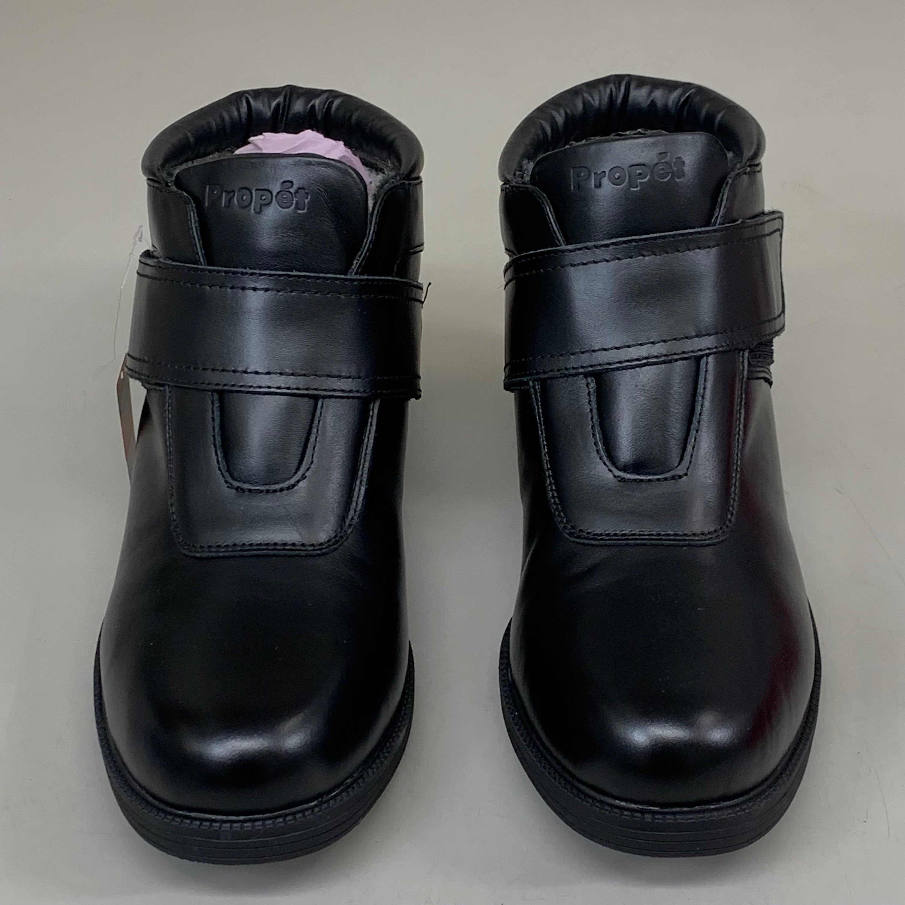 PROPET Tyler Strap Leather Boots M(D) Men's SZ 11 Black MBA003LBLKM-11
