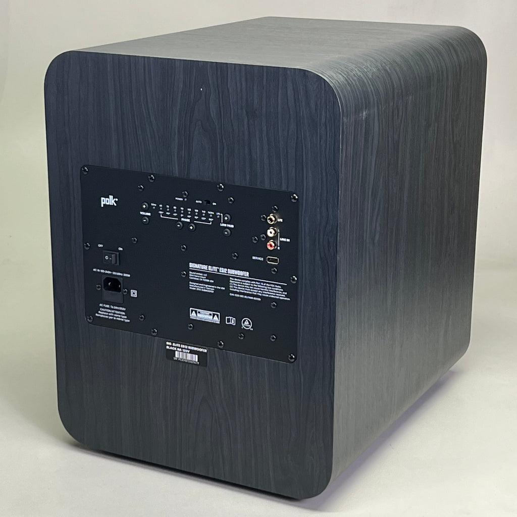 POLK 12" Signature Elite Subwoofer Sz 18" L X 14" W X 19" H, Black ES12