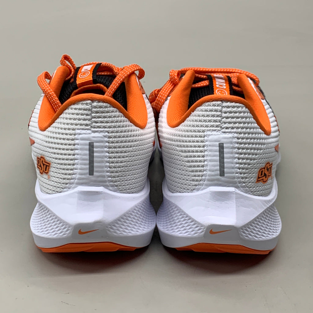 NIKE Zoom Pegasus Shoes 40 OK STATE White, Brilliant Orange & Black Men 10 & W 11.5 DZ5973-100