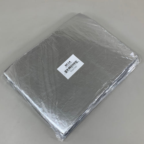 BROWN PAPER GOODS  (2,500 PACK) Insulated Cushion Plain Foil Wrap 10.5"x14" 5C14