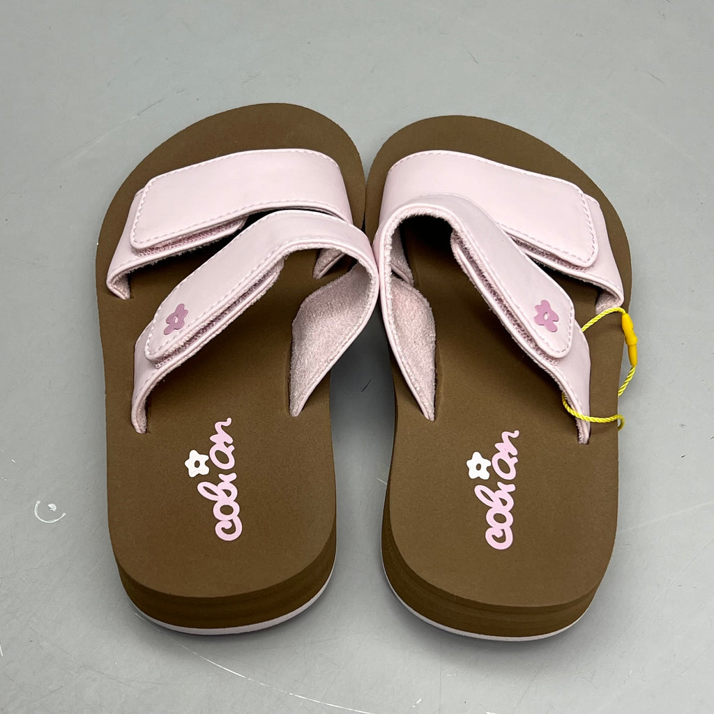 COBIAN Lil' Dana Strap Flower Sandals Kid's Sz 11/12 Pink LDA24-650-11/12