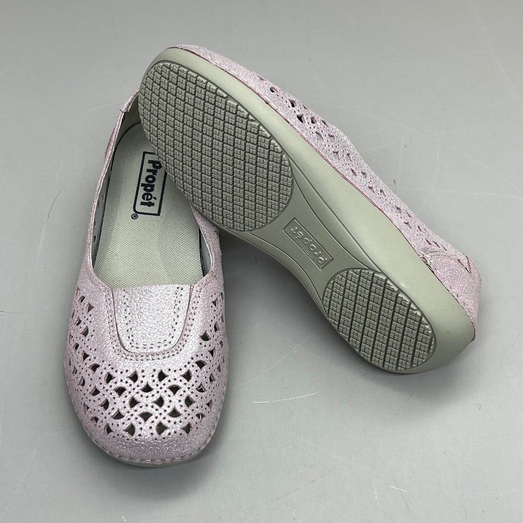 PROPET Cabrini Full Grain Leather Arch Support Women Sz 10.5 X(2E) Blush WCX064L