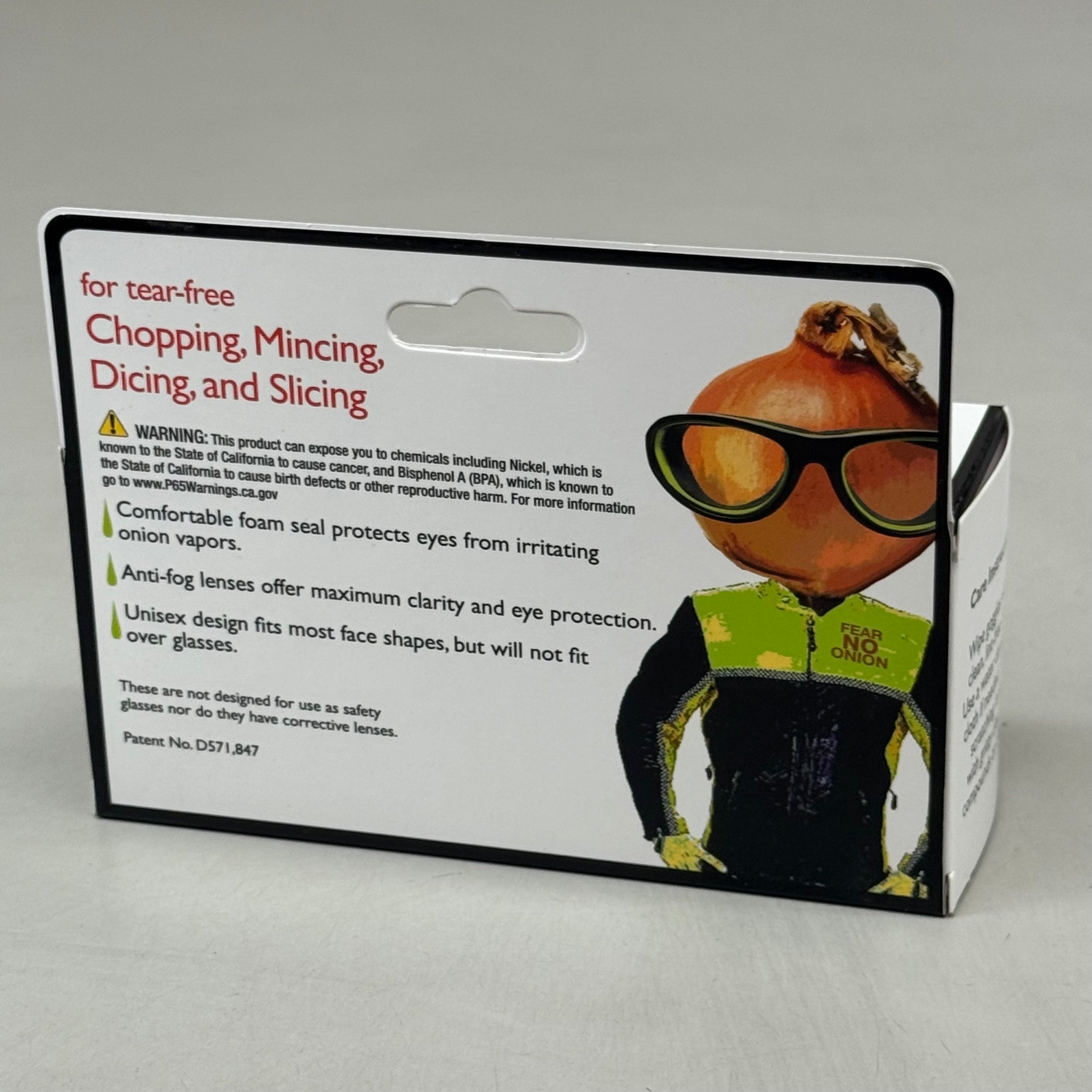 RSVP Tear & Fog Free Foam Seal Onion Goggles Black W/ Pink Frame
