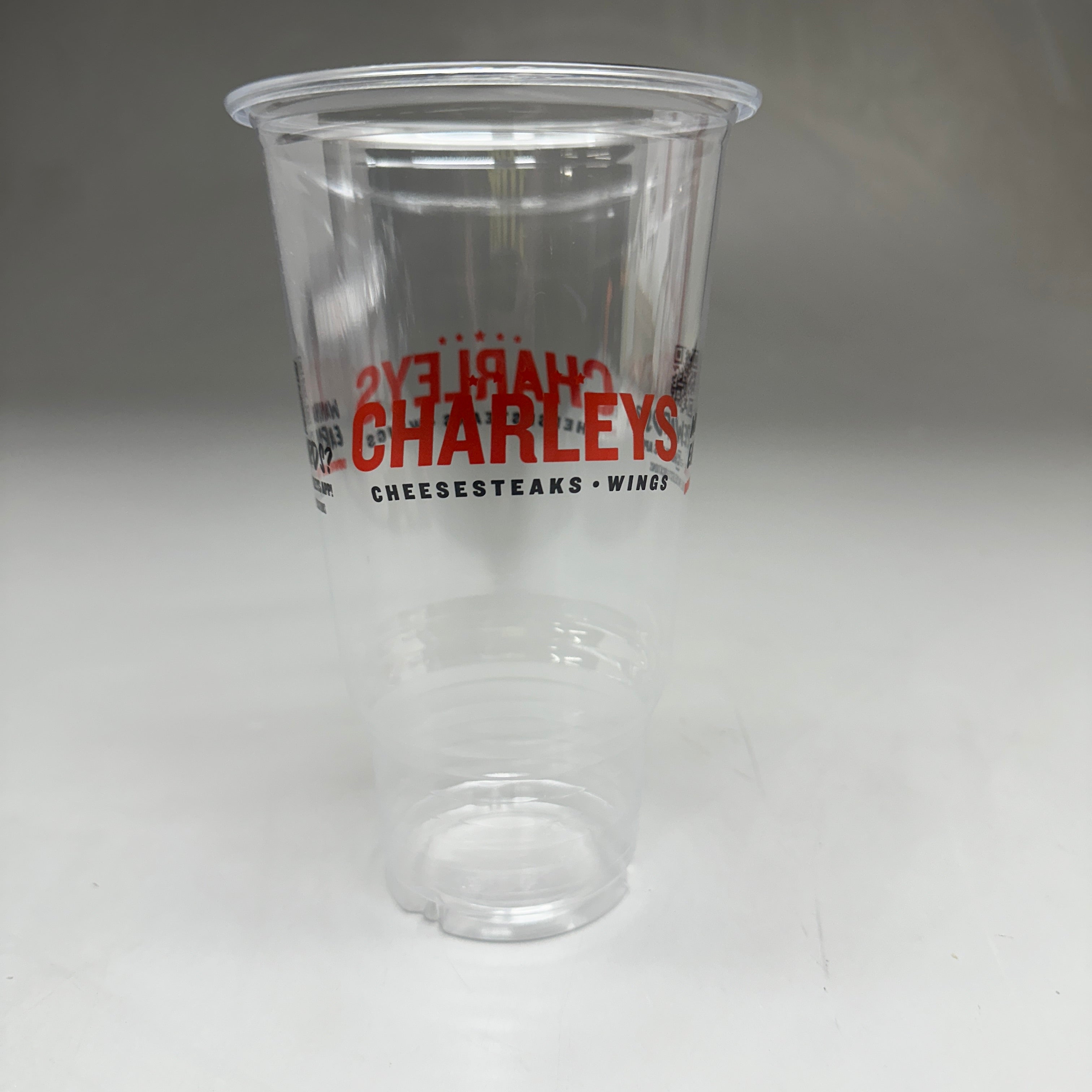 ZA@ CHARLEY'S 500ct 32oz Pet Clear Drinking Cup