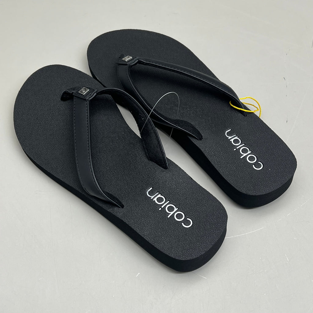 COBIAN Skinny Bounce Comfortable Synthetic Strap Women's Sz 7 Black SKI25-001-07