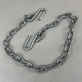 CURT Trailer Safety Chain With 2 S-Hooks 48" Clear Zinc 80031