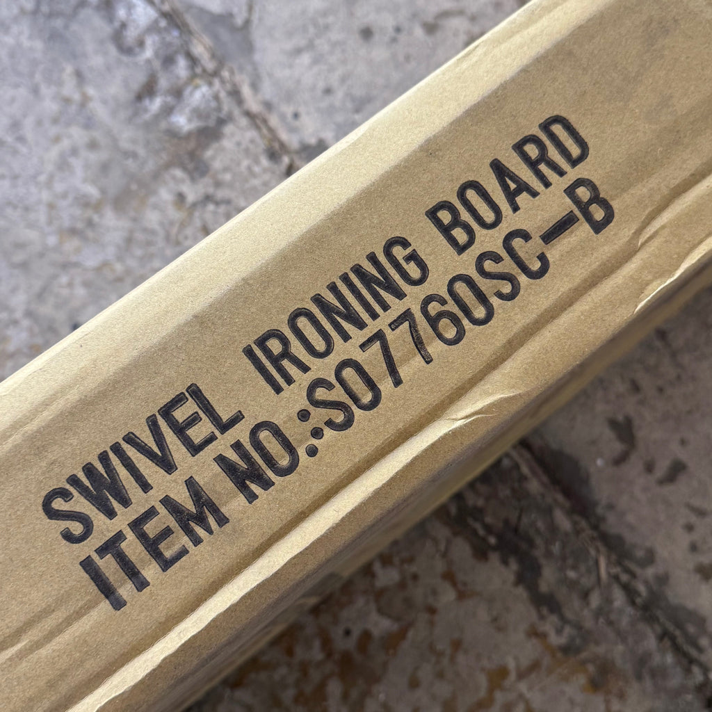 REV-A-SHELF Swivel Ironing Board with Soft Close Sz 37" L x 36" H, Beige