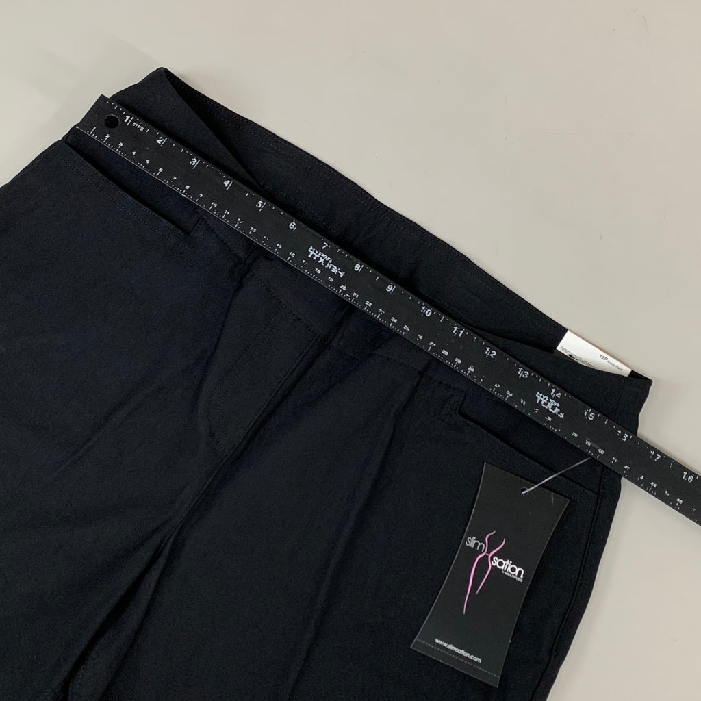MULTIPLES Ankle Pants Petite Women's Sz 12P Black