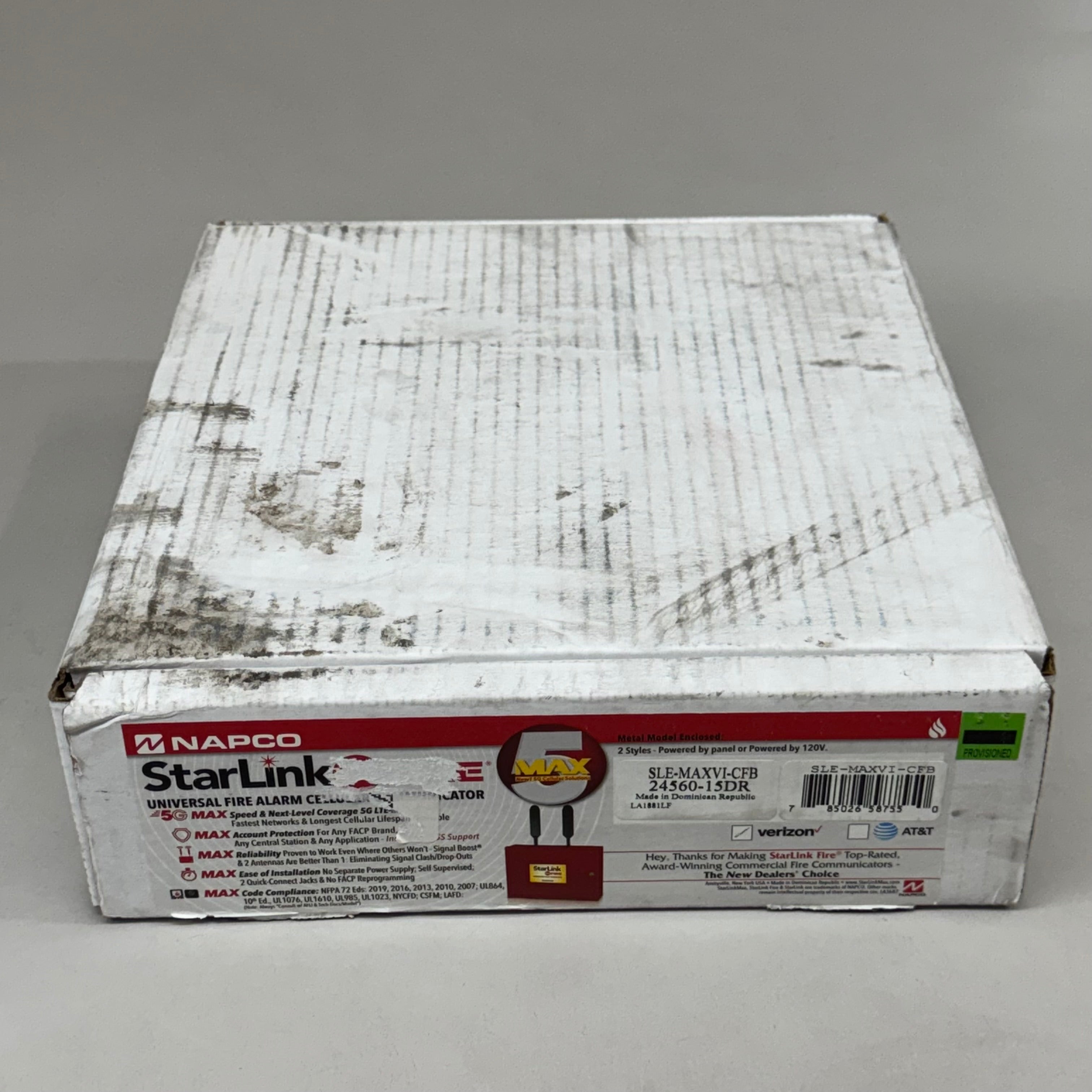 NAPCO Universal Alarm Cellular Communicator in Metal Box Verizon SLE-MAXVI-CFB