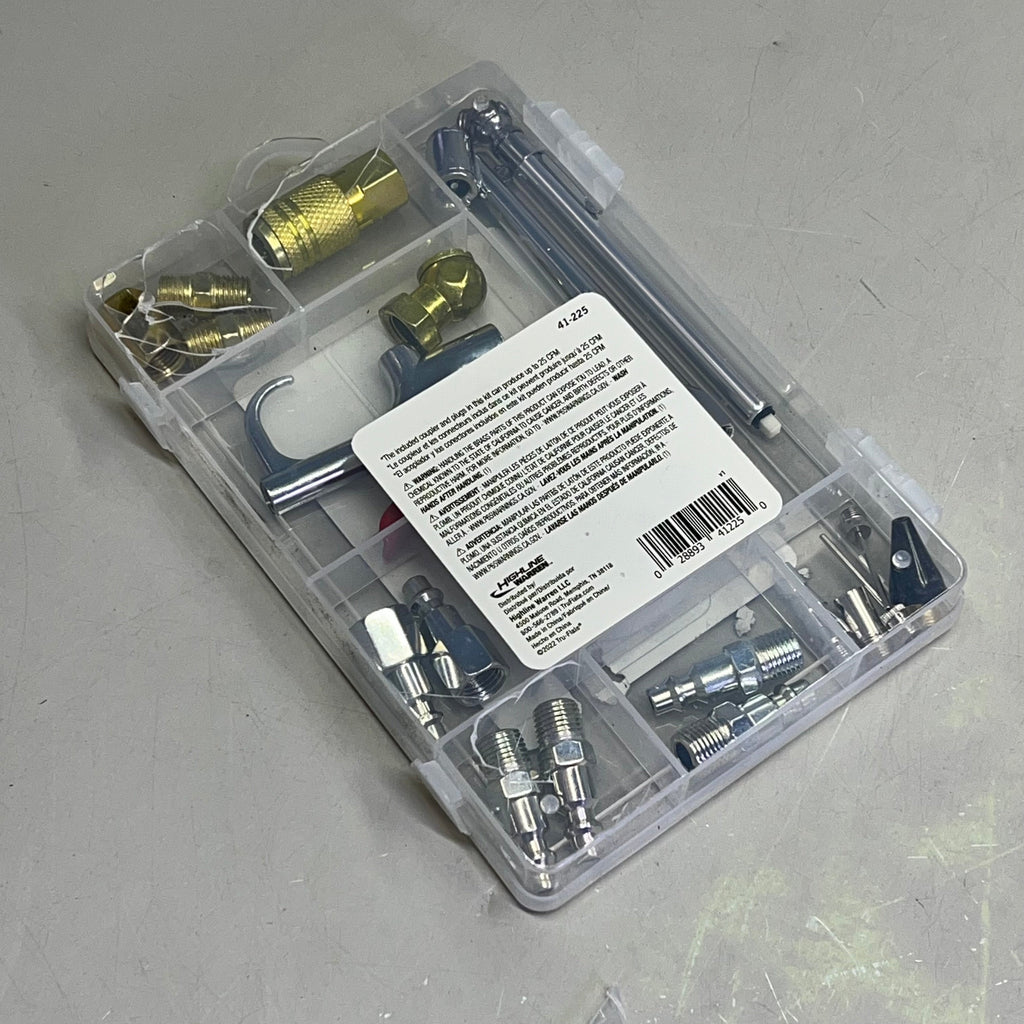 TRU-FLATE 20 Piece Air Accessory Kit For Tank-Mounted Air Compressor 41-225