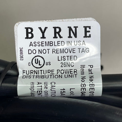 BYRNE Furniture Power Distribution In Surface 4 Outlets BE04076-2X-2-0-Z523-72