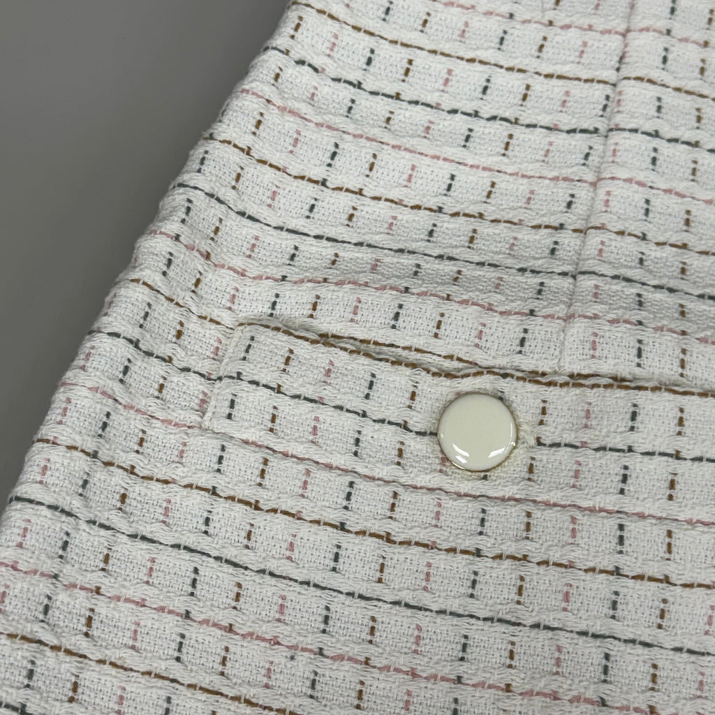 VERONICA BEARD Women's Sleeveless Roxanne Dress Sz-12 Ivory Multi 2406TW6521059