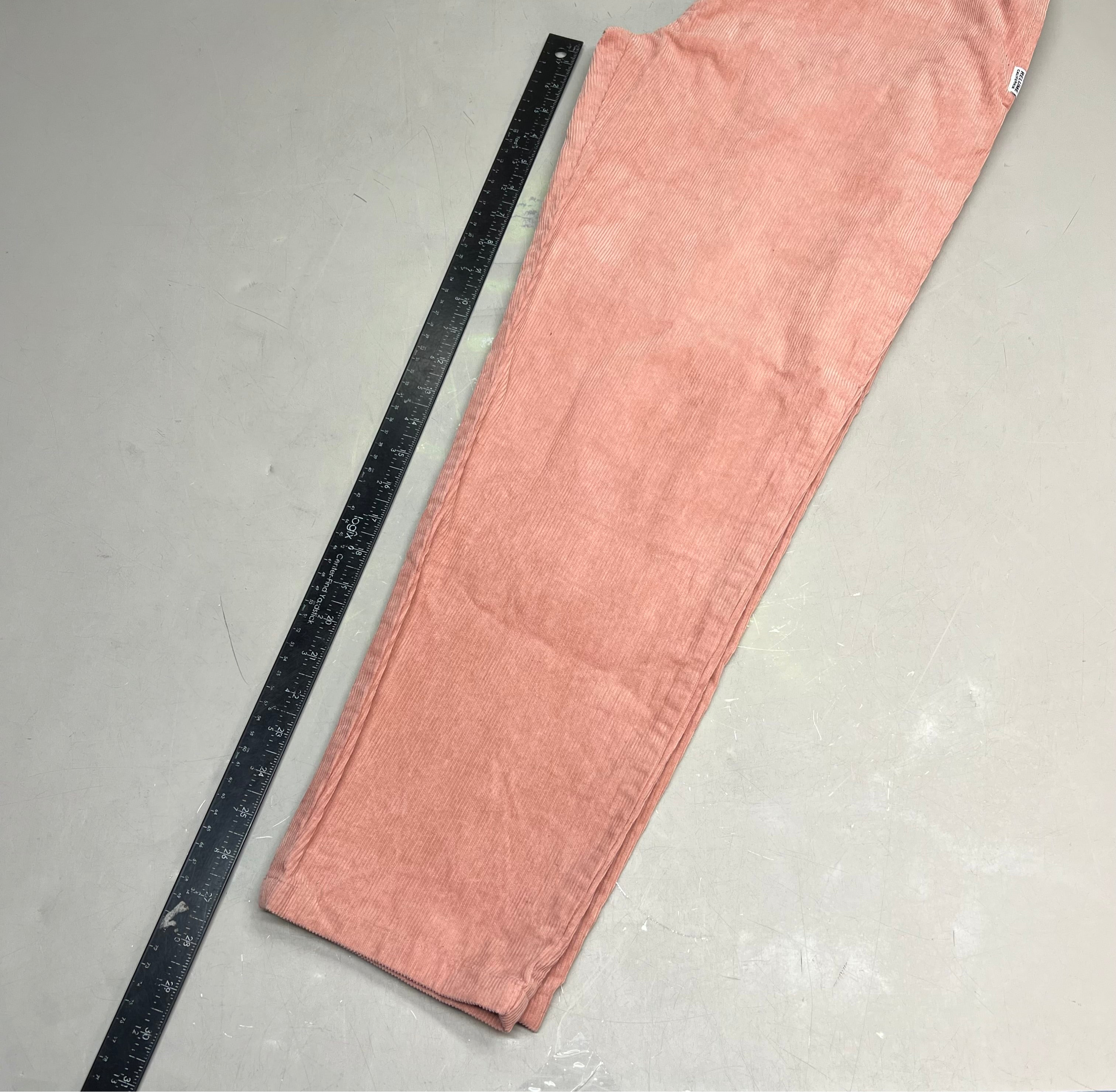 REUME CALIFORNIA Corduroy Tapered Pants Women's Sz S Dusty Pink (Pre-Owned)
