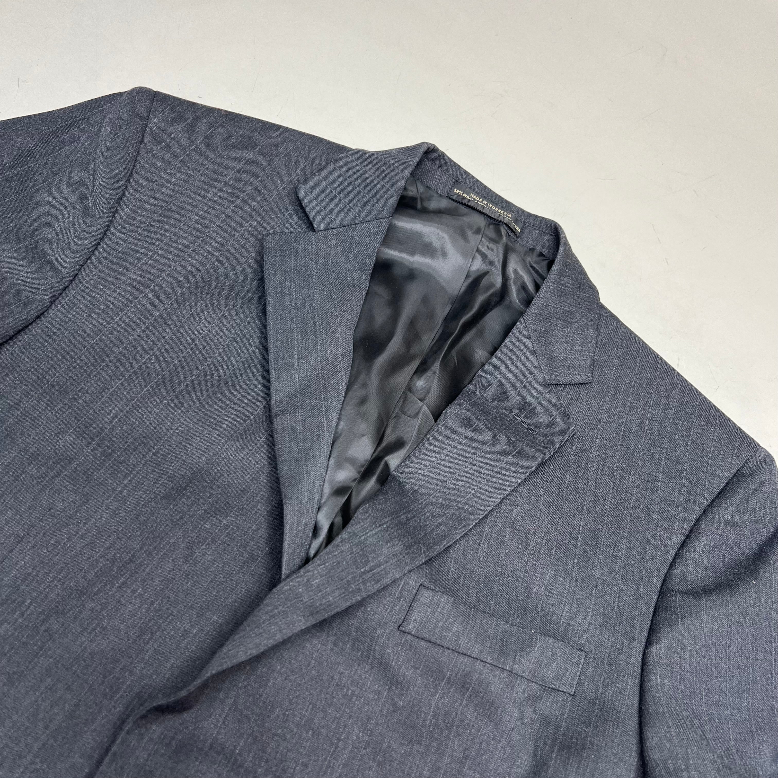 EISENBERG 2 Button Suit Blazer Men's Sz R 42 Grey SCOTT 2BTN CT W001746