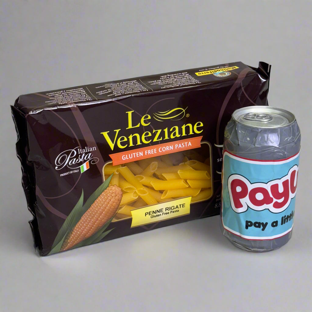 LE VENEZIANE (12 PACK) Gluten Free Corn Pasta 8.8 oz BB 10/26 (Distressed Box)