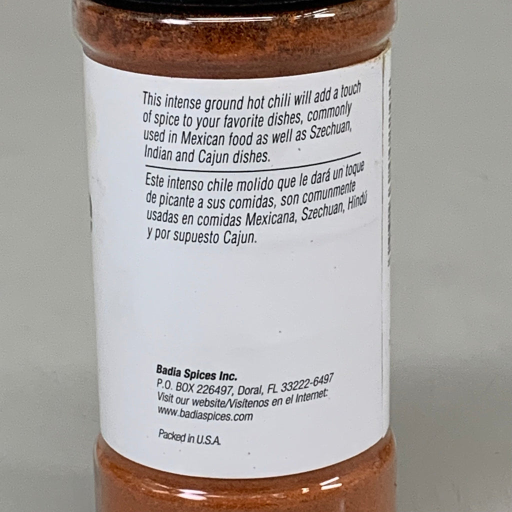 BADIA (7 PACK) Pepper Ground Cayenne Gluten Free Kosher 1.75 oz BB 10/29