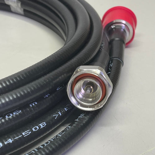 ANDREW SOLUTIONS Coaxial Cable 30 ft Black F4A-DMDM-30-P