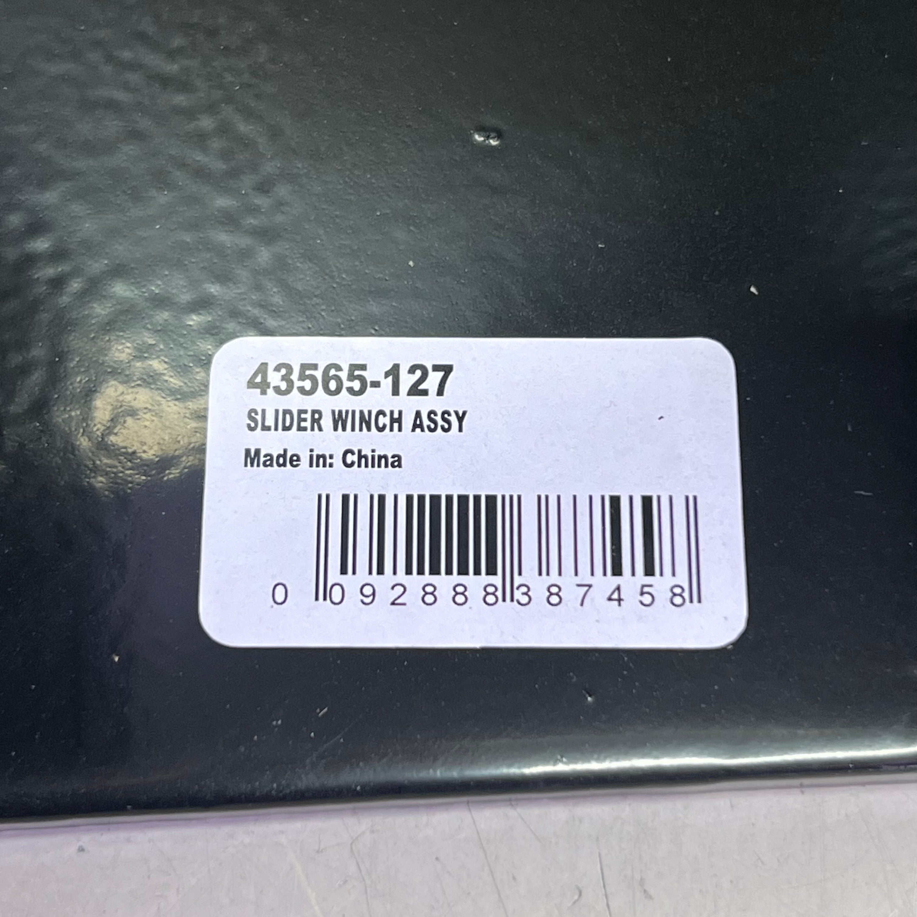 ANCRA CARGO Slider Winch Assy, Black 43565-127