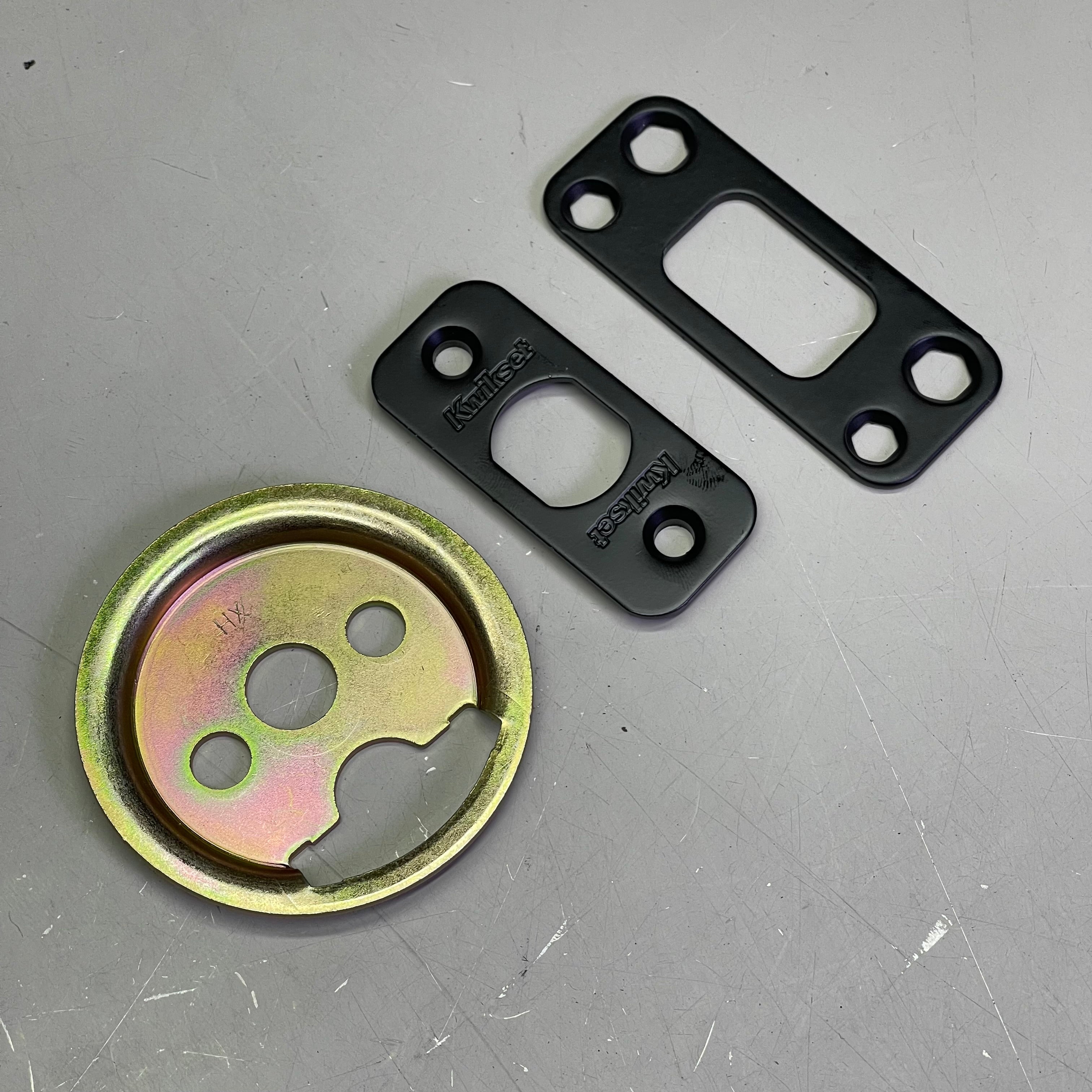 KWIKSET San Clemente Single Cylinder Entry Door Handleset Matte Black 98180-020