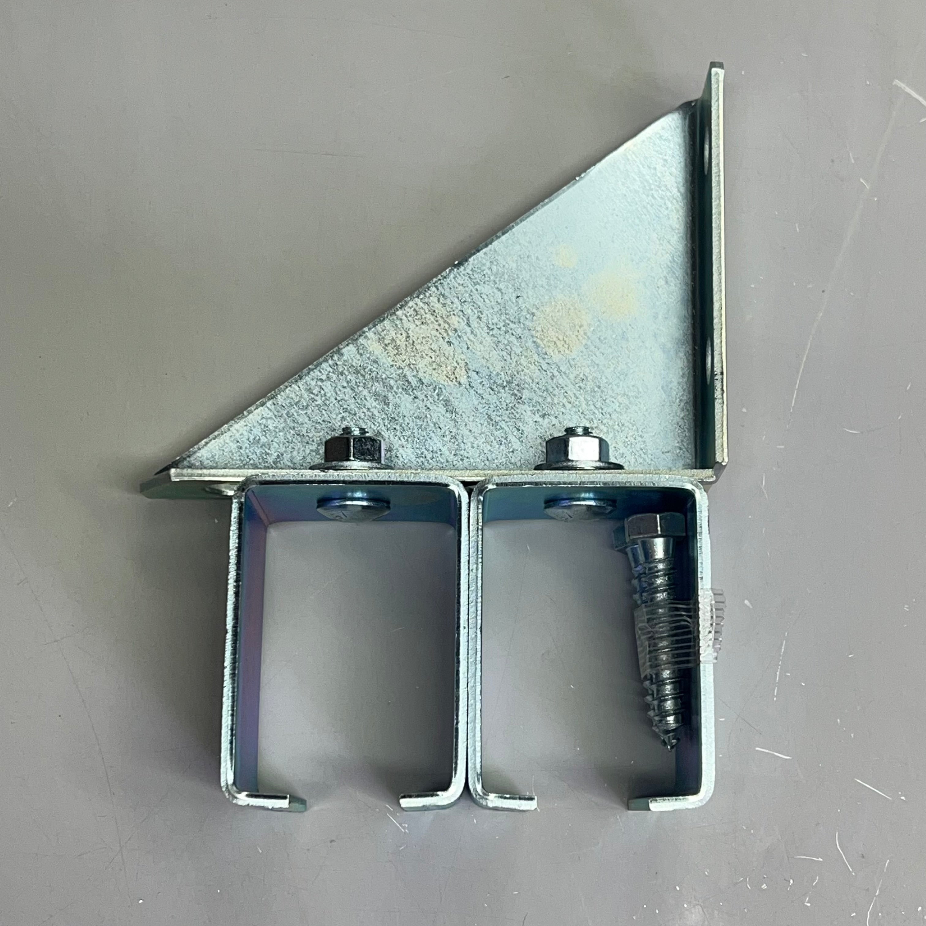 R&S (2 PACK) Steel Garage Door X2 Wall Box Rail Bracket 7-1/8" x 5-13/16 BC8-301S