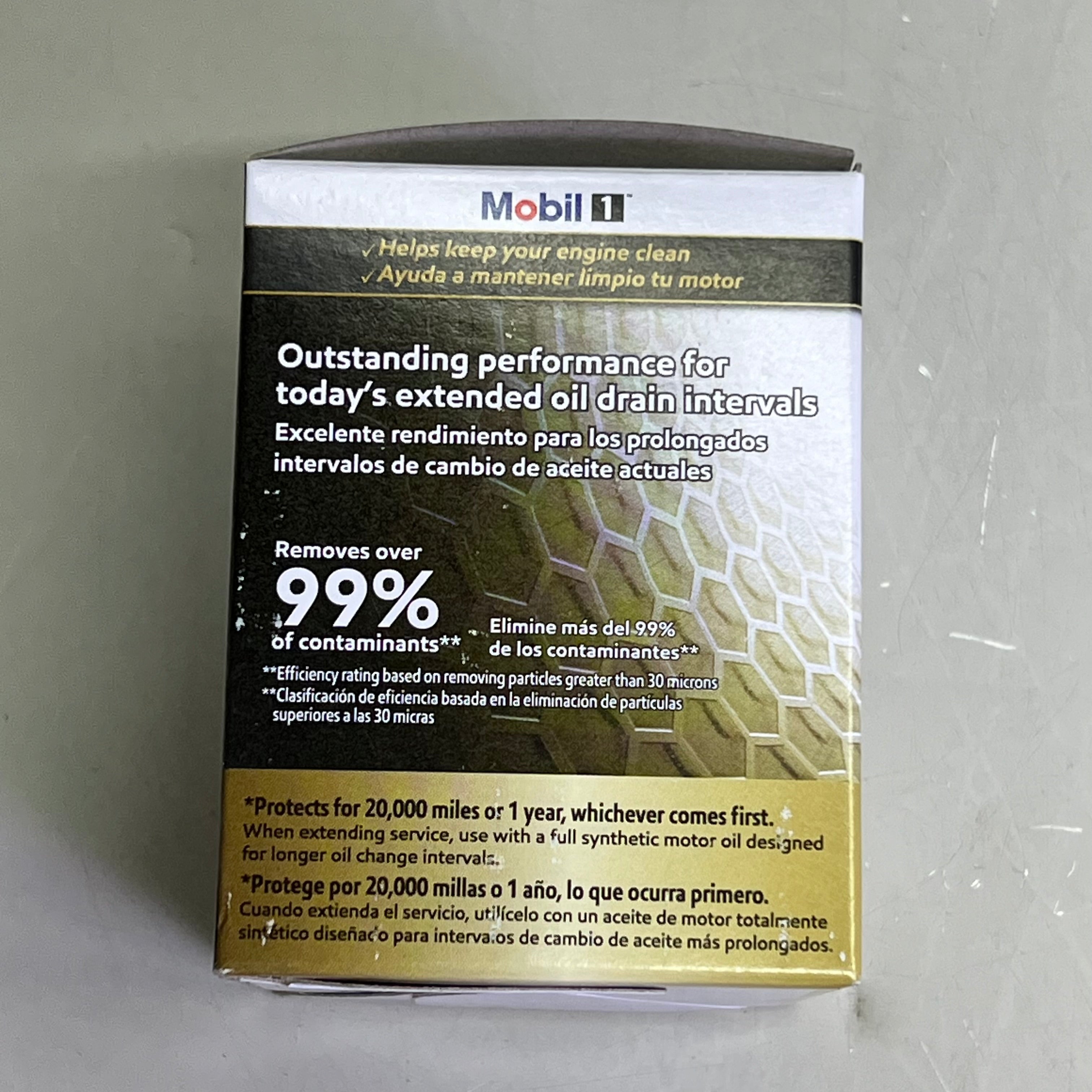 MOBIL 1 (2 PACK) Engine Oil Filter Extended Performance Black M1-110A