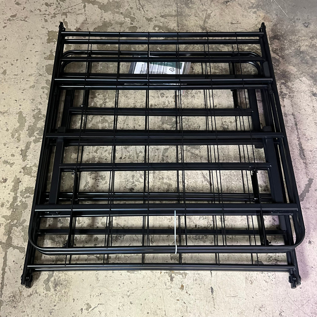 SLEEPYS Raised Metal Bed Frame Sz Twin, Black CHS32911