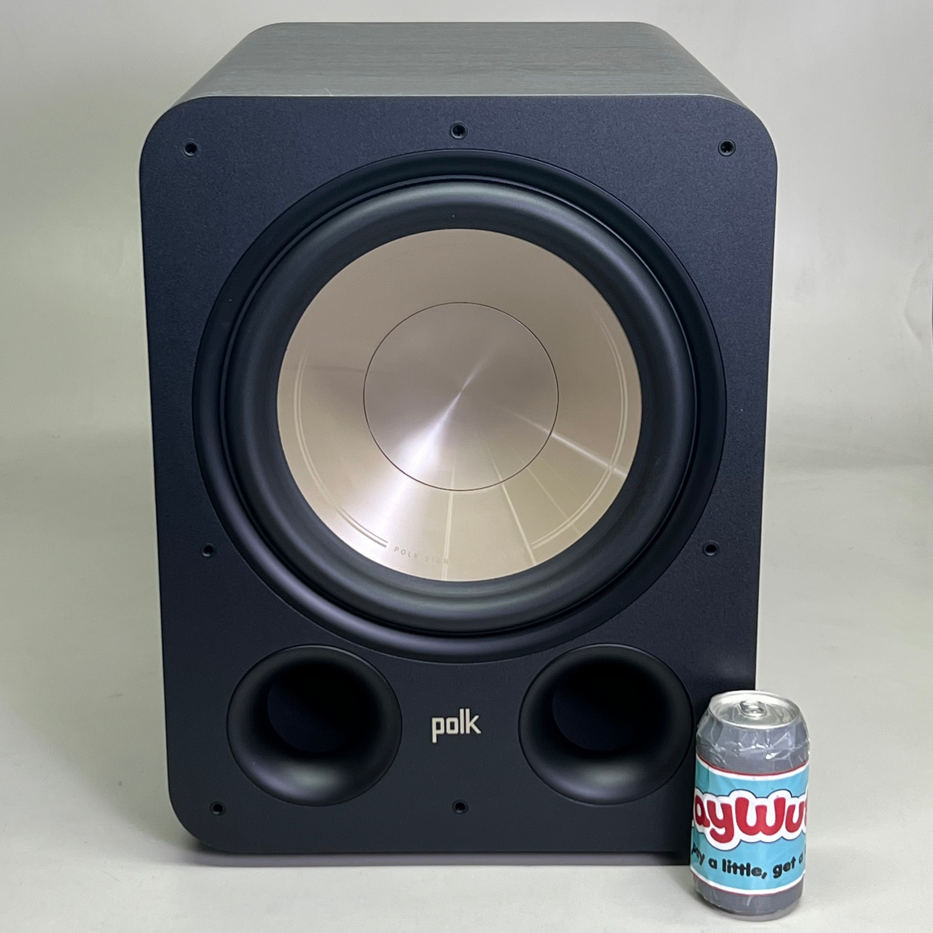 POLK 12" Signature Elite Subwoofer Sz 18" L X 14" W X 19" H, Black ES12