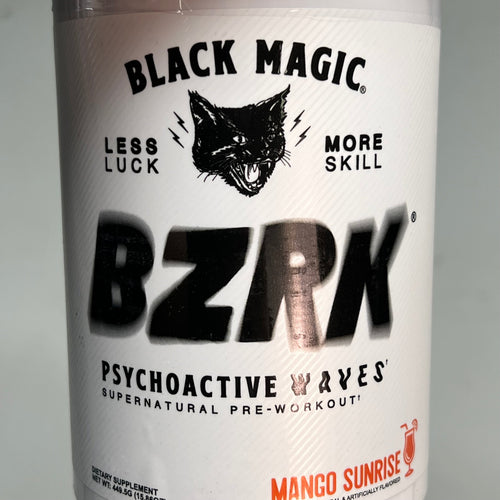 Black Magic BZRK Waves Pre Workout Mango Sunrise 25 Servings BB 04/27