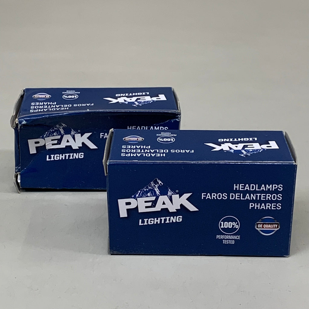 ZA@ PEAK (2 PACK) Lighting OE Standard Halogen Replacement Headlight 850 Lumen H11 12V / 55W