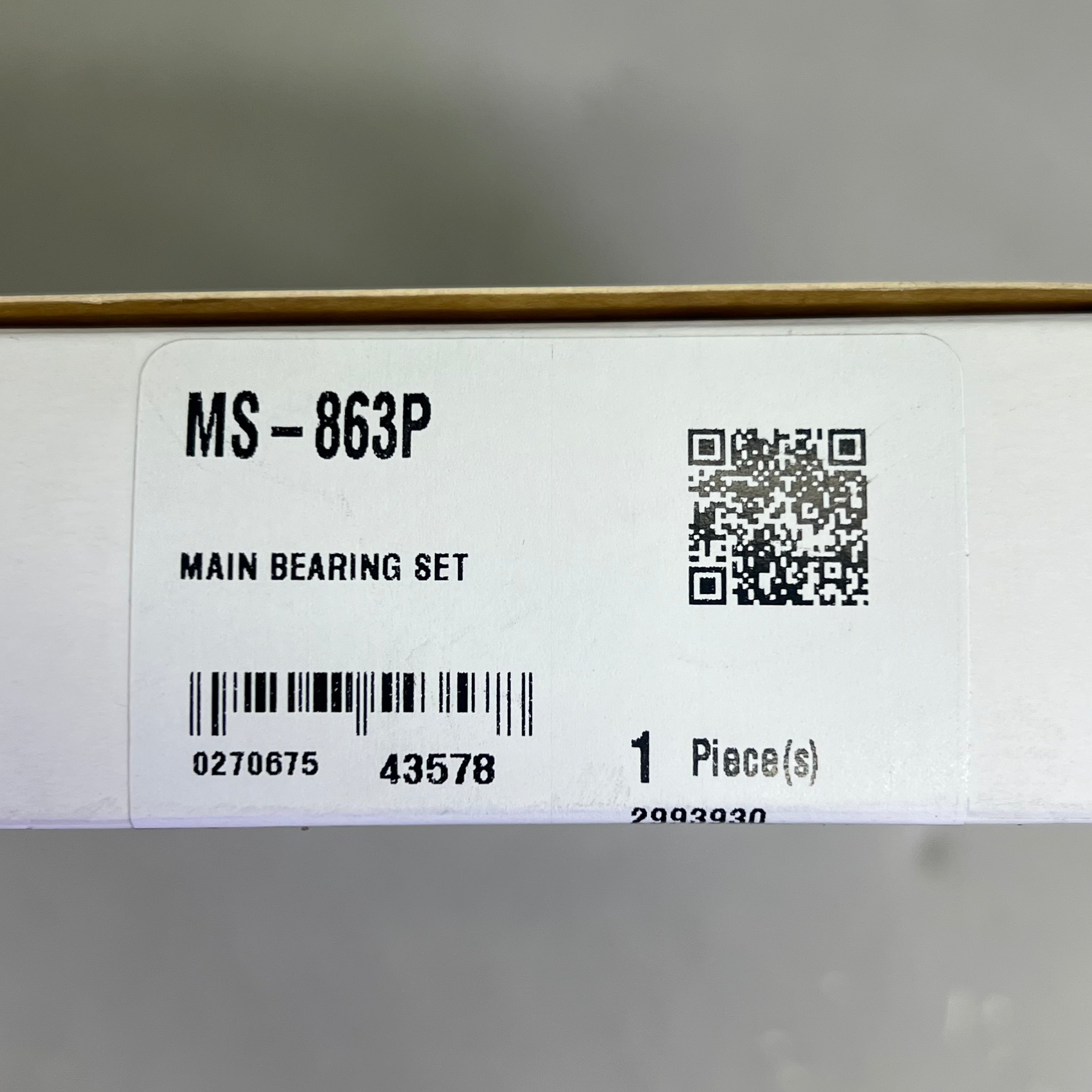 MAHLE Clevite P-Series Main Bearing Set For Ford Made In USA Part MS-863P