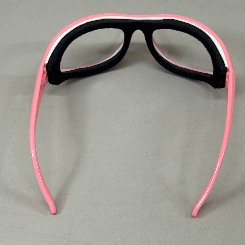 RSVP Tear & Fog Free Foam Seal Onion Goggles Black W/ Pink Frame