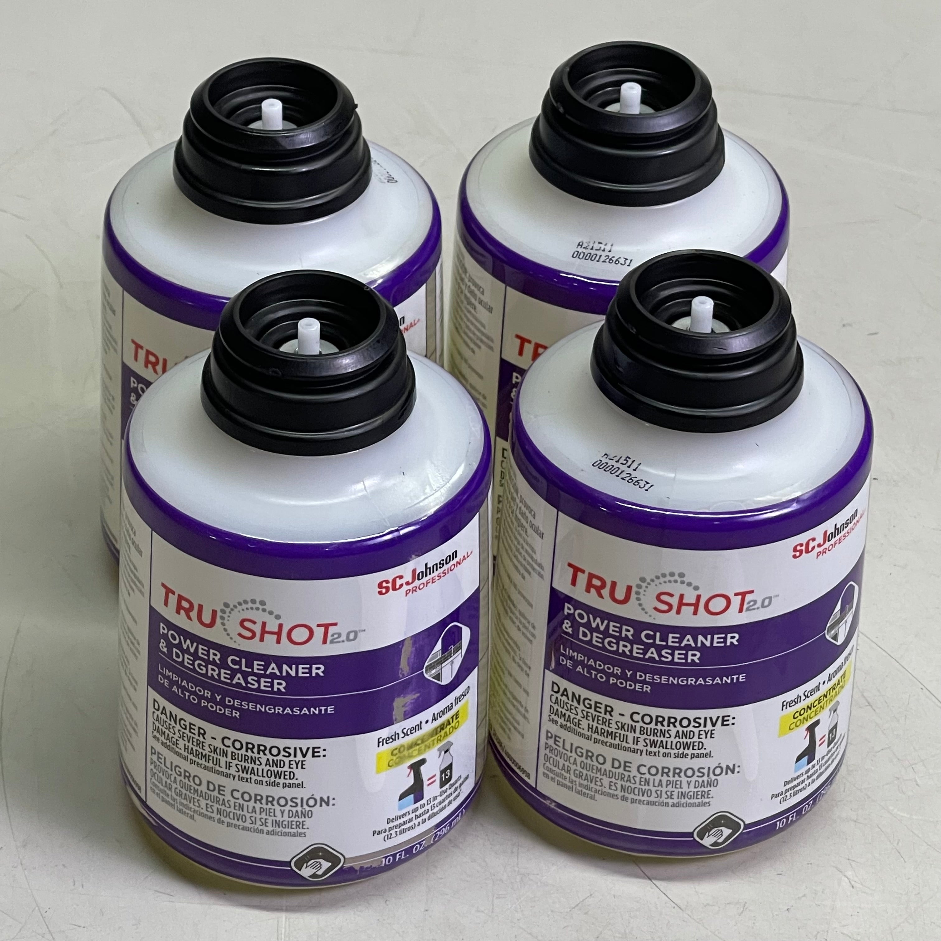 SCJOHNSON (4-PACK) TruShot 2.0 Power Cleaner & Degreaser 10 fl oz