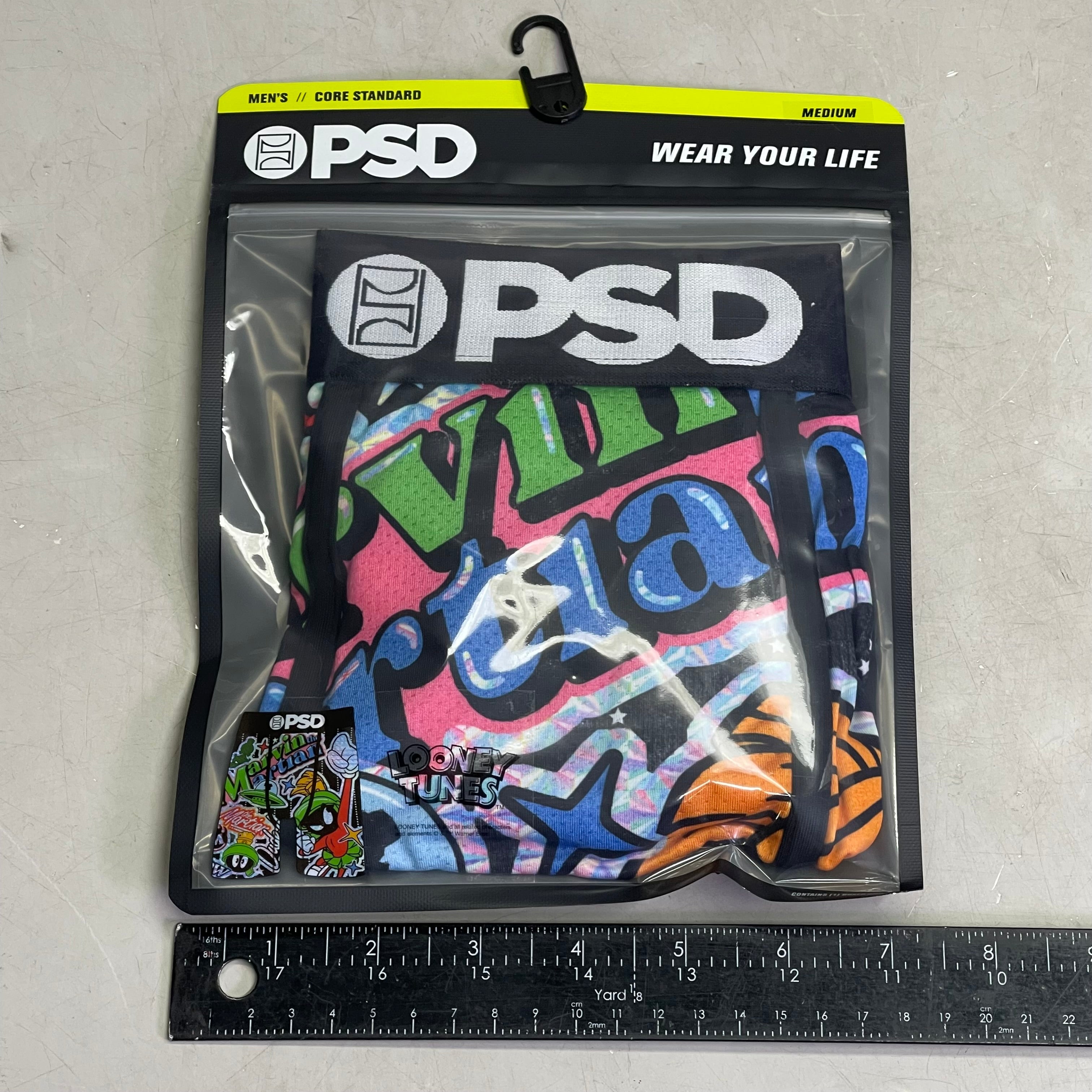 PSD Looney Tunes Marvin The Martian Boxer Briefs XXL HOLO MARTIN
