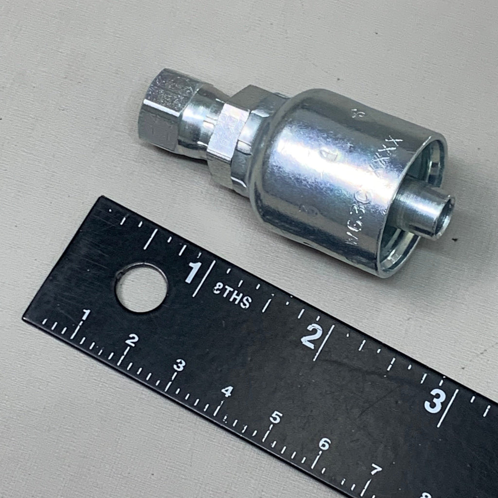 PARKER (4 PACK) Hydraulic Hose Female JIC 37° Swivel 3/8" x 1/4" Steel KP81303