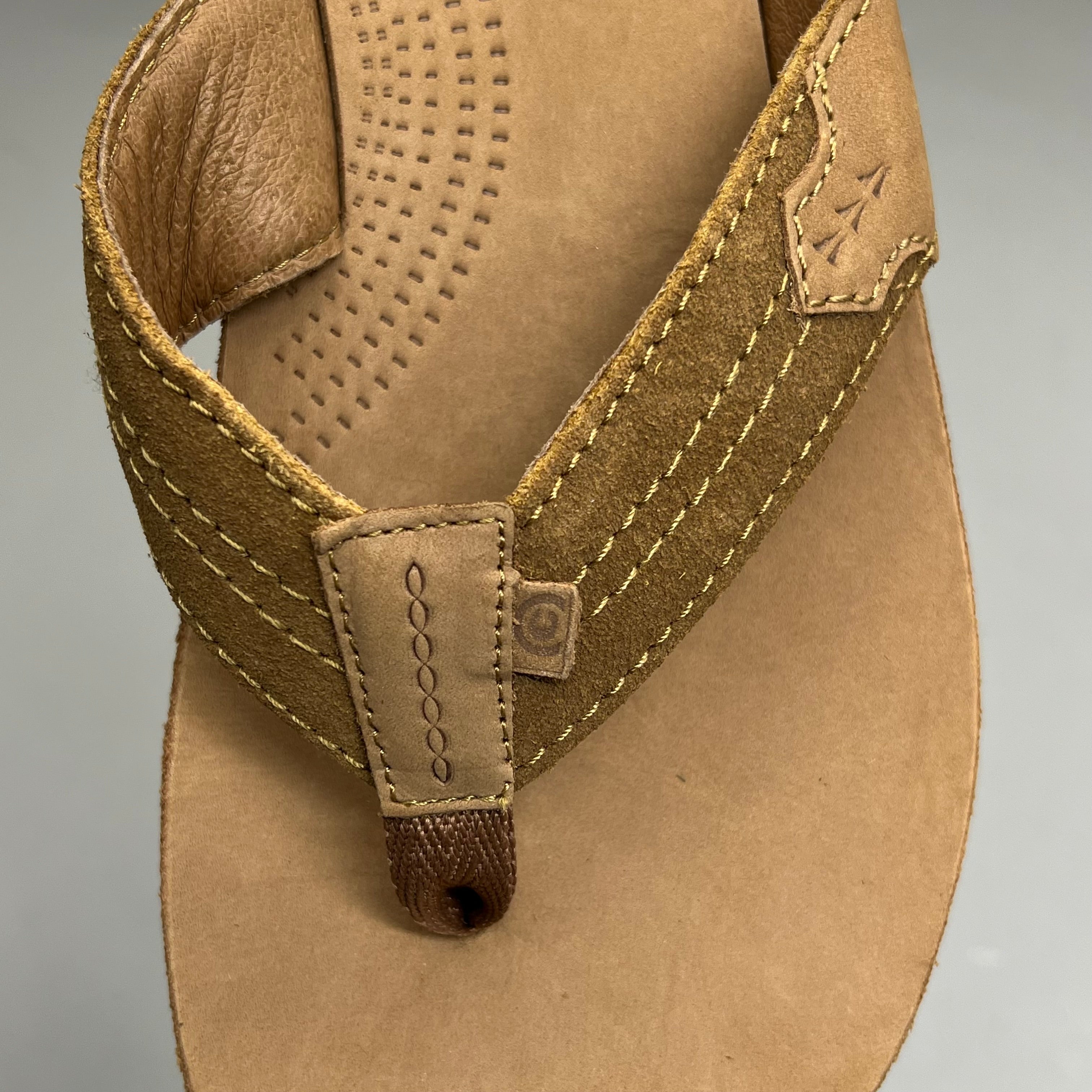 COBIAN Lazo Premium Leather Sandals Men's Sz 13 EU 46 Tan LZO-24-230-13