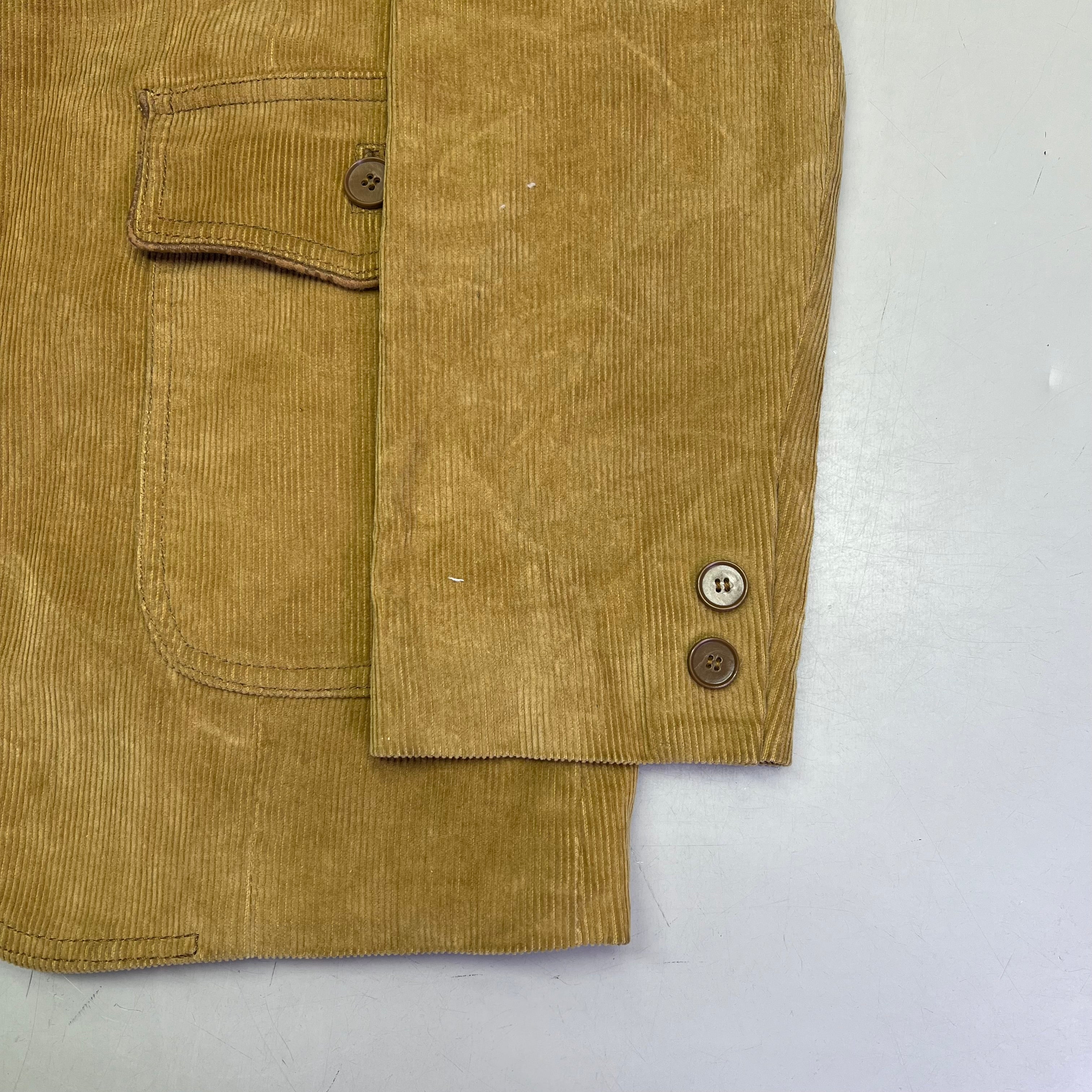 JC PENNYS Vintage 80's Style Corduroy Blazer Men's Sz 42L Dark Khaki (Pre-Owned)