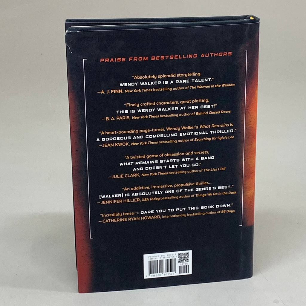BLACKSTONE  Wendy Walker What Remains (Used Good-Slight Tear on cover) 254 Pages