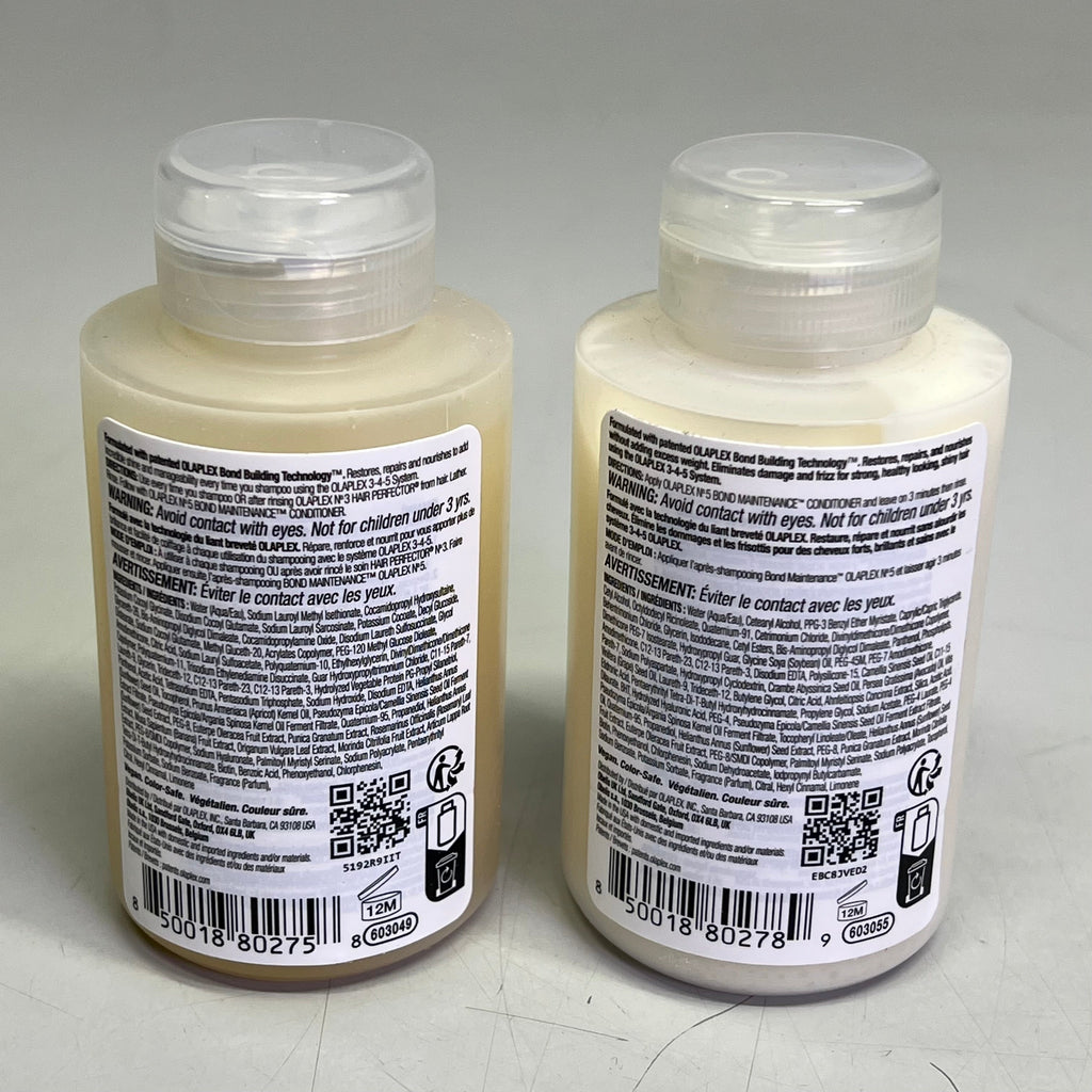 OLAPLEX (4 PIECE SET) Hair Repair & Strengthening Kit Intensive Bond Travel Sz