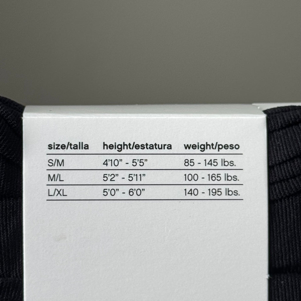 HANES (3 PACK) Style Silky Opaque Tights Non-Control Top Women's M/L Black 639772