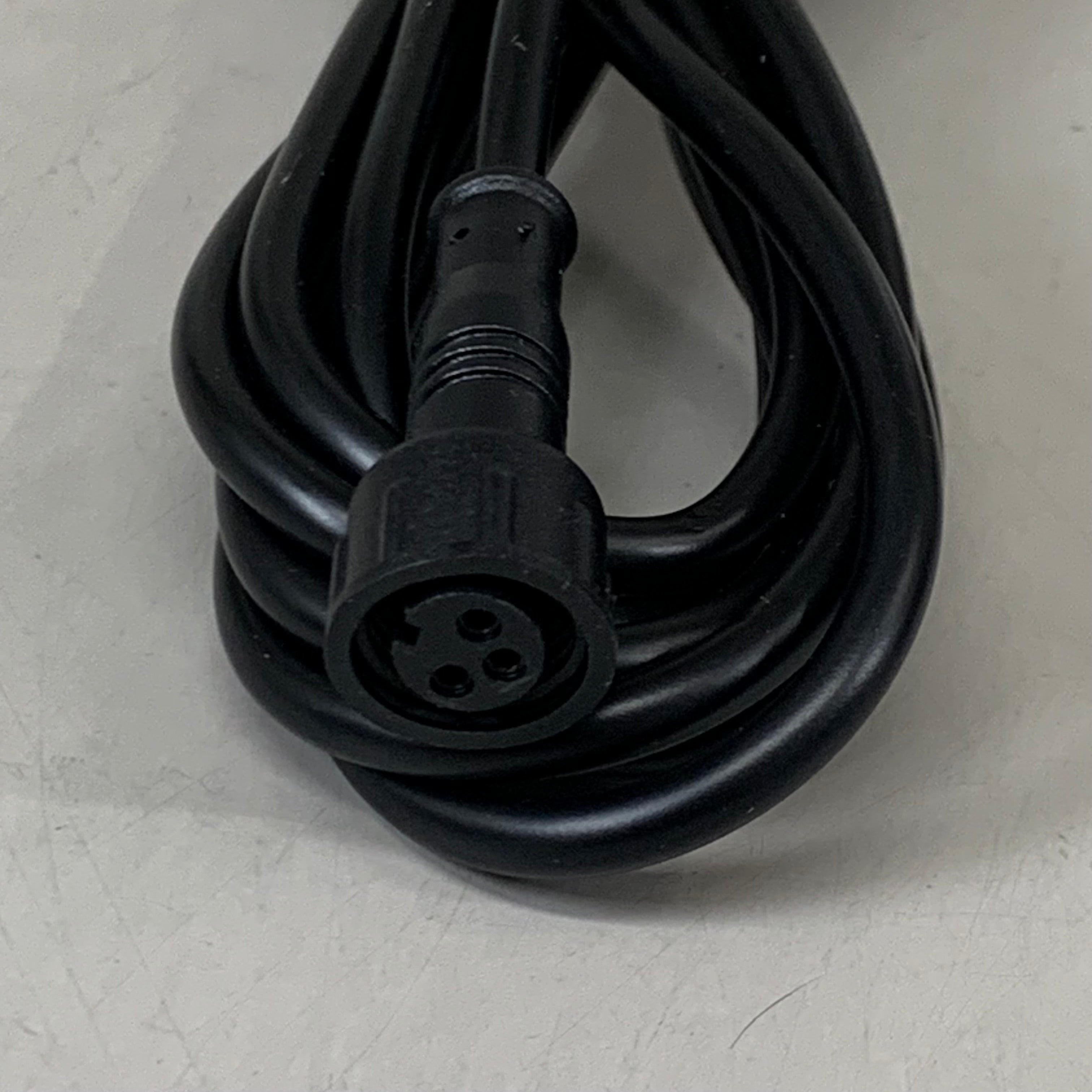 GENSSI (2 PACK) LED Rock Lights Wire Extension 3 Pin  8ft Black 8FT-STND-EXT